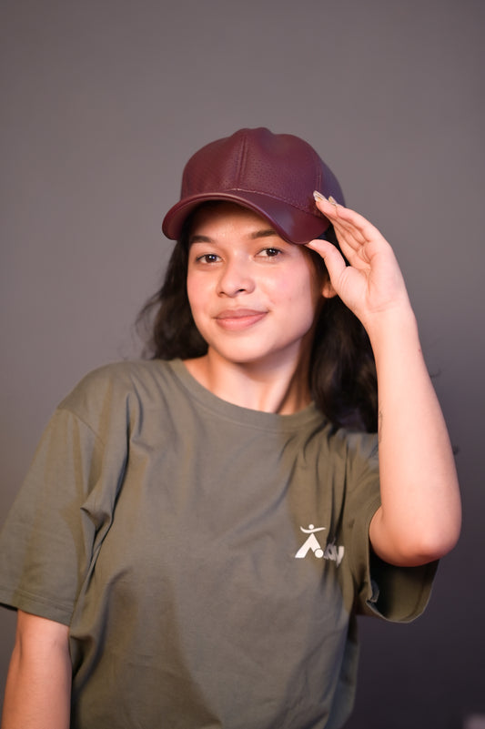 Leather Cap