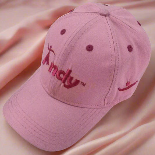 Blush Aura Pink Cotton Cap